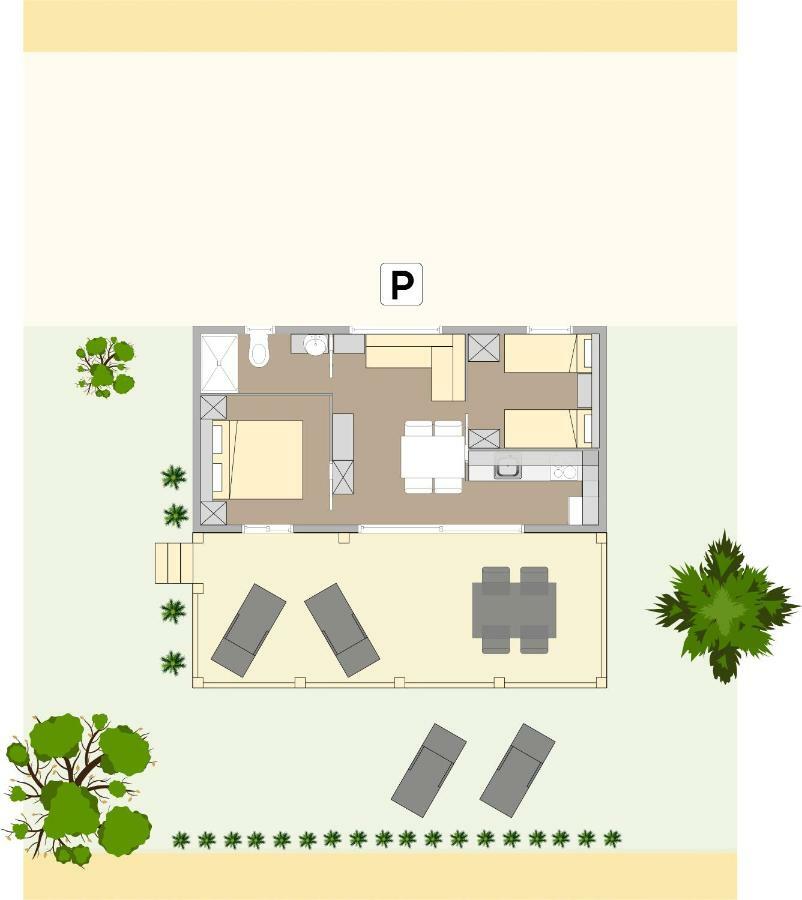 Adrijela Mobile Home Jezera Εξωτερικό φωτογραφία